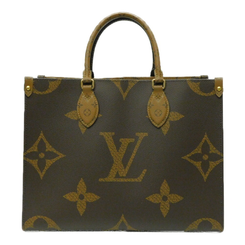 Louis Vuitton the Bag Giant Monogram Brown Reverse Tote On Go